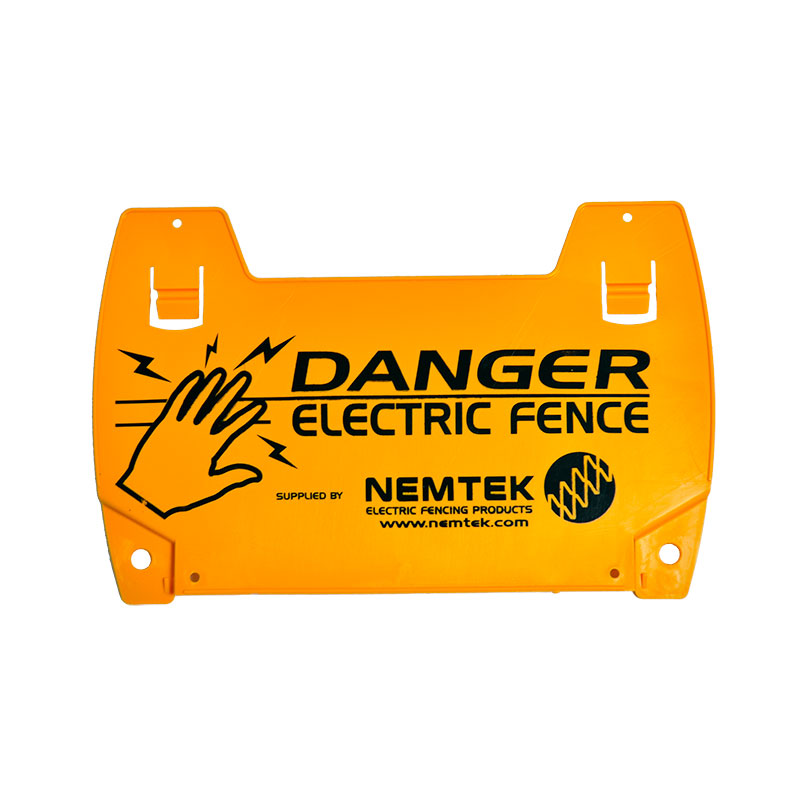 Nemtek - Custom Warning Sign (100 MOQ - Silk Screen) [EA-WRS2/C/100]